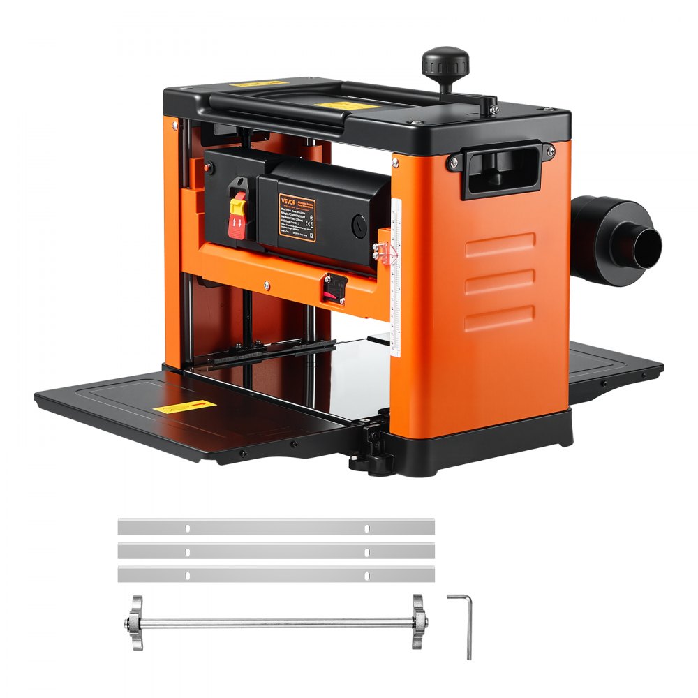 Raboteuse, Trèfle, Table de travail 330 mm, Raboteuse, 2 kW, Vitesse moteur 23 500 tr/min, Rouleaux doubles, Protection contre le renversement, Travail du bois à vitesse unique, pour bois durs et résineux Raboteuse, Trèfle, Table de travail 330 mm, Raboteuse, 2 kW, Vitesse moteur 23 500 tr/min, Rouleaux doubles, Protection contre le renversement, Travail du bois à vitesse unique, pour bois durs et résineux