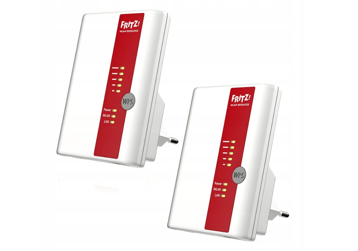 #AANBIEDING# 2x AVM FRITZ!WLAN Repeater 310 Fritzbox WLAN signaalversterker WPS WPA2 300 Mbit/s