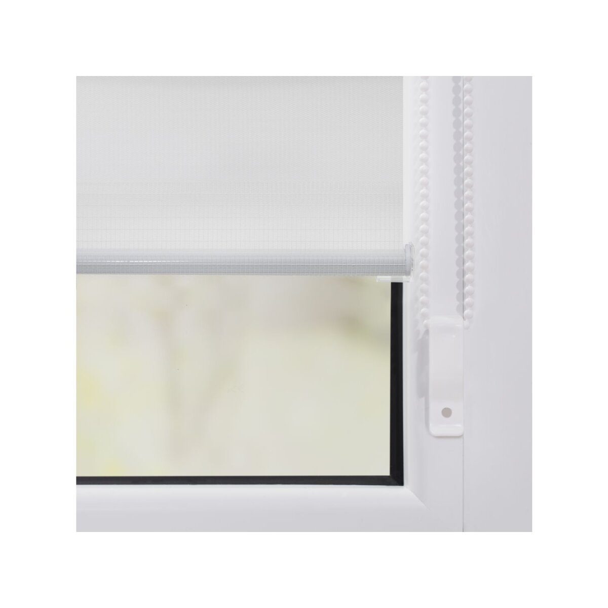 Lichtblick Klemmfix Duo-Rollo, Sonnen- und Sichtschutz, Lichtregulierung, ohne Bohren, weiß, 95 cm, 150 cm