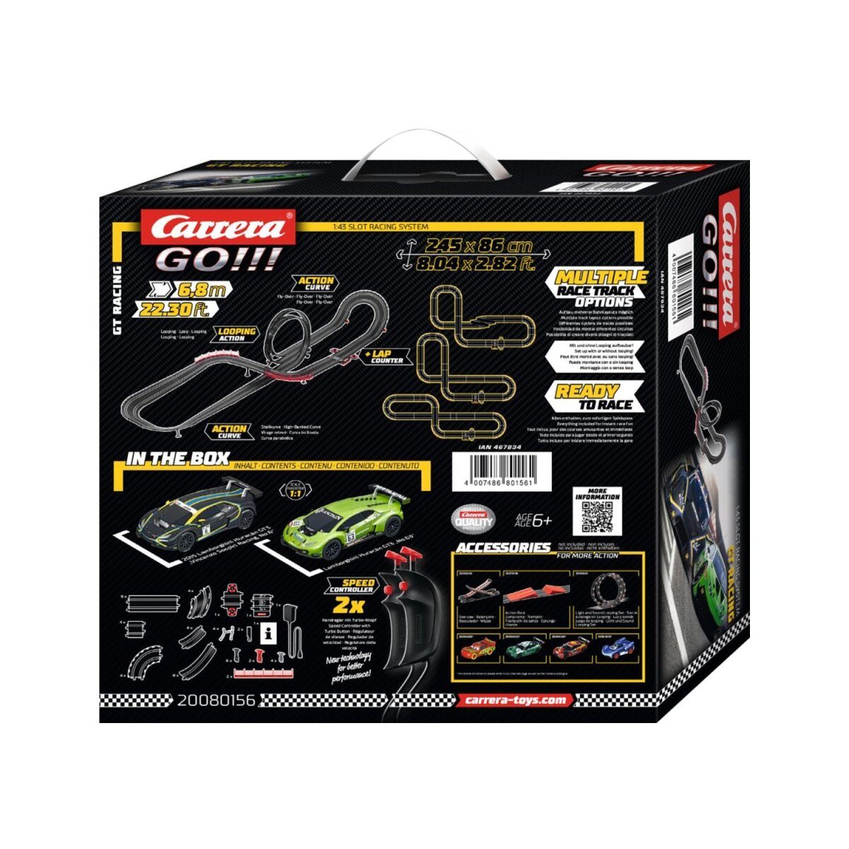 Carrera GO!!! 1:43 Slot Racing System (Autorennstrecke – GT Racing) gut