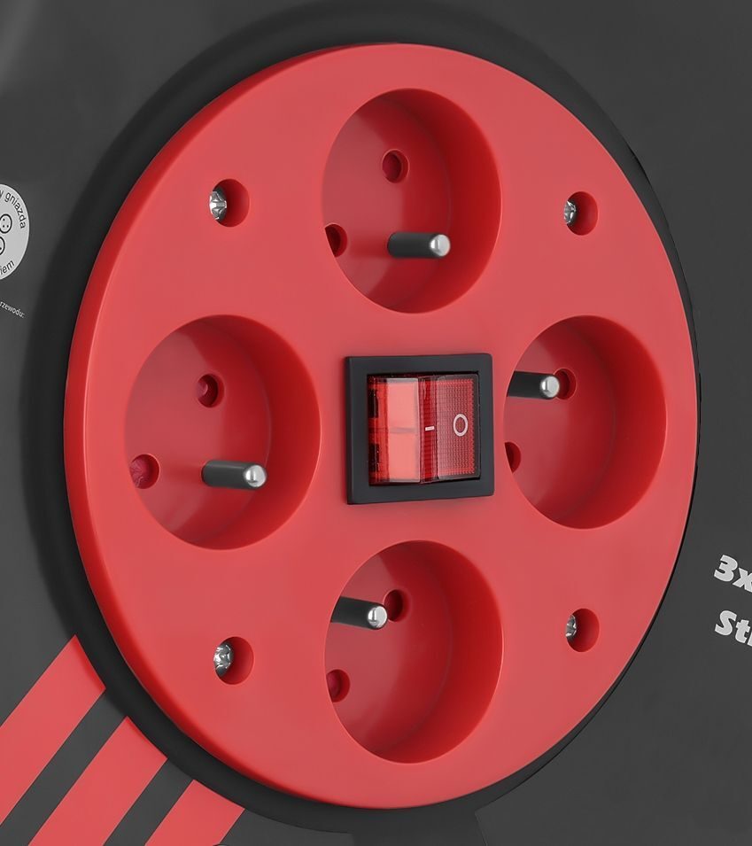 EXTENSION CABLE Cable drum 50m with switch