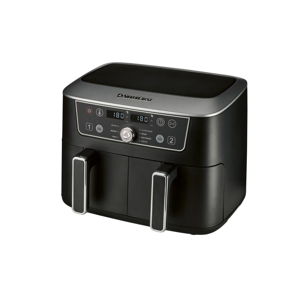 SILVERCREST® Doppelzonen-Heißluftfritteuse SHFDD 2600 C2