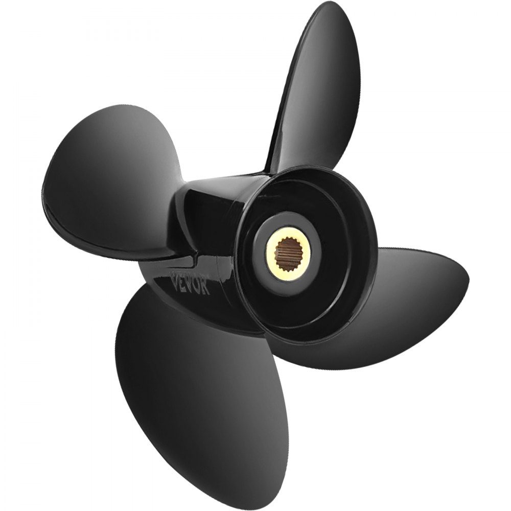 Outboard Propeller Replacement for OEM 3587522 4-Blatt 14-1/4" x 19" Pitch Aluminum Boat Propeller Compatible with Volvo Penta SX Drive All Models 19 Splines Right Hand