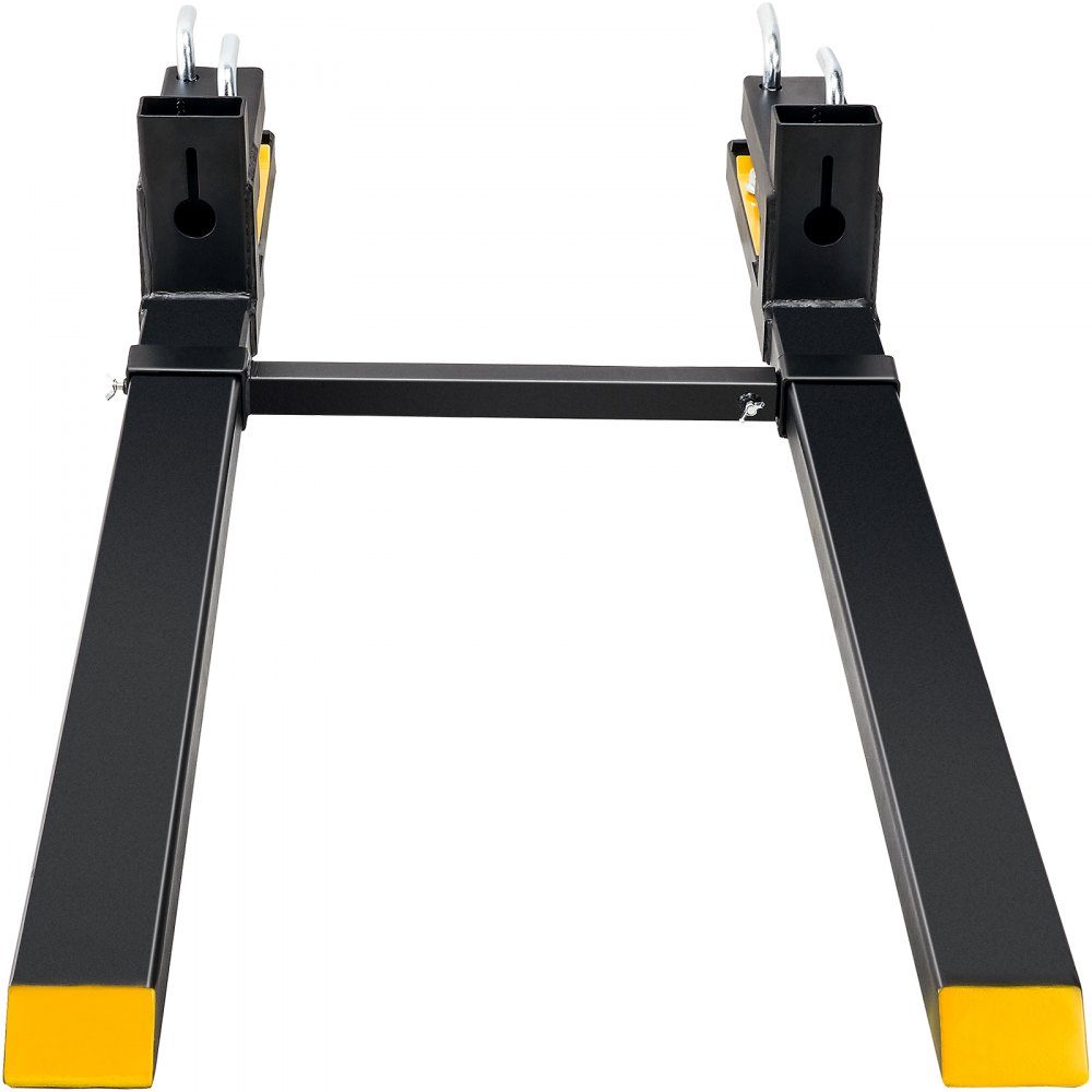 Palettengabel 1490x100x230mm Gabelträger 1814kg Tragkraft Gabelzinken 149cm Gesamtlänge mit 109,2cm Gabelblatt Gabelstapler 495-915mm verstellbare Gabelzinken Frontlader Palettenrahmen