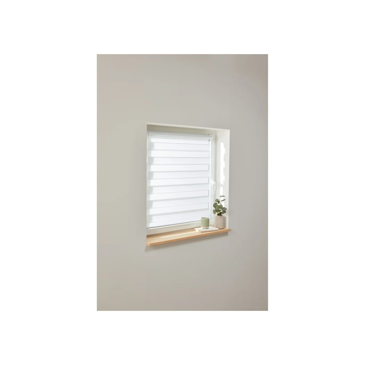 LIVARNO Home Duo rolgordijn, 80 x 150 cm, met transparante en ondoorzichtige segmenten