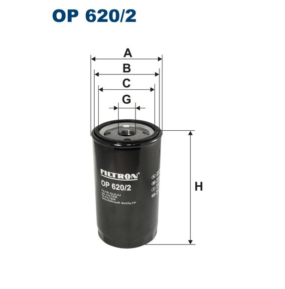 FILTRON Op 620/2 – Xxx – Onderdeelnummer van de fabrikant