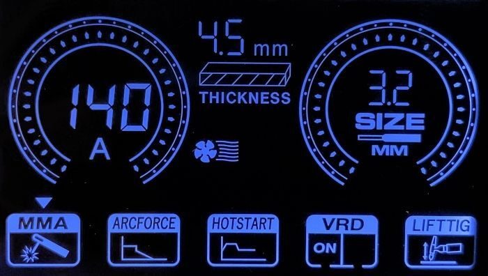 Professionelles digitales Inverter-Schweißgerät 20-140 A