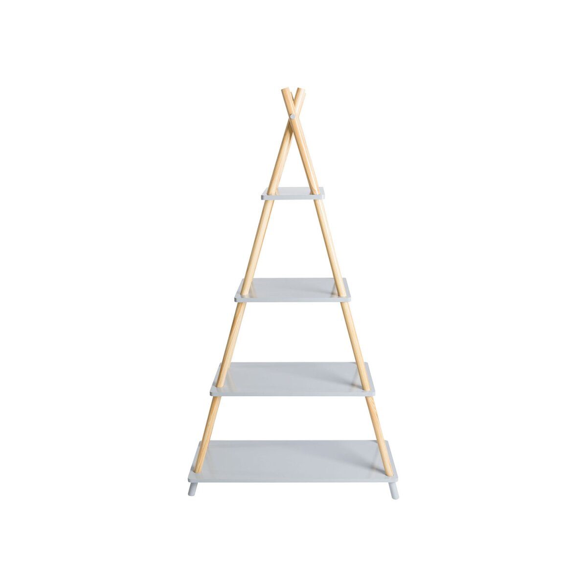 LIVARNO home Tipi plank, gemaakt van grenenhout (grijs)