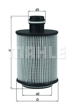 Filtre à huile KNECHT OX559D – Opel · SAAB – Réf. HT-48659