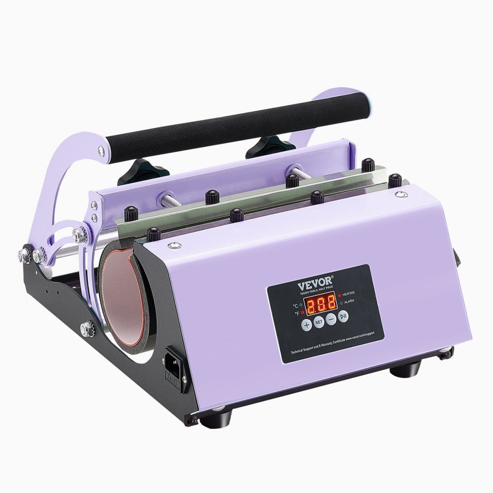 Tumbler Heat Press, 11-30oz mokpers, verwarmt snel en gelijkmatig, Tumbler Press met sublimatiepapier, tape en handschoenen, temperatuur- en tijdinstelling
