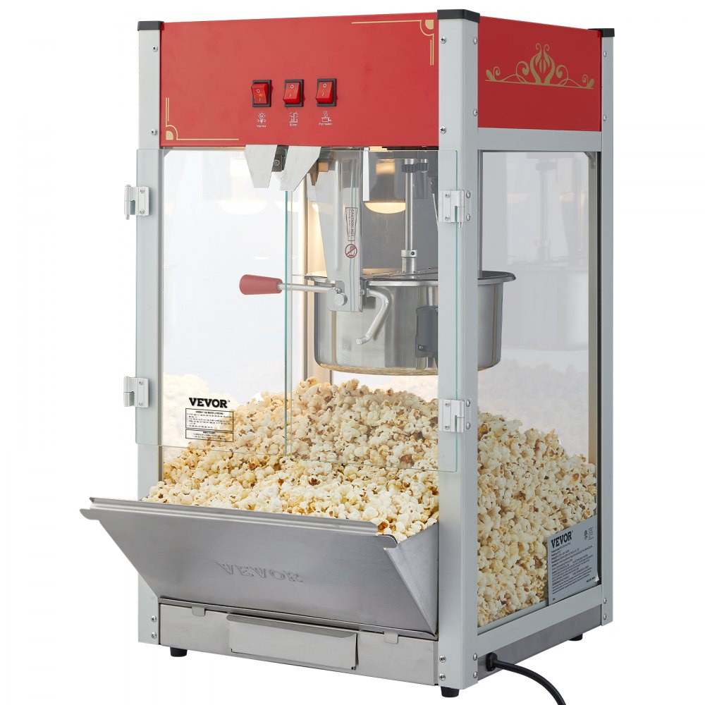 Popcornmachine Popcornmachine Popcornmachine 1440W popcornmachine, 12oz waterkoker voor 80 kopjes per lading, popcornmachine op aanrecht met gehard glas, 3 roestvrijstalen scoops Cinema Popcornmachine Popcornmachine Popcornmachine 1440W popcornmachine, 12oz waterkoker voor 80 kopjes per lading, popcornmachine op aanrecht met gehard glas, 3 roestvrijstalen scoops Cinema