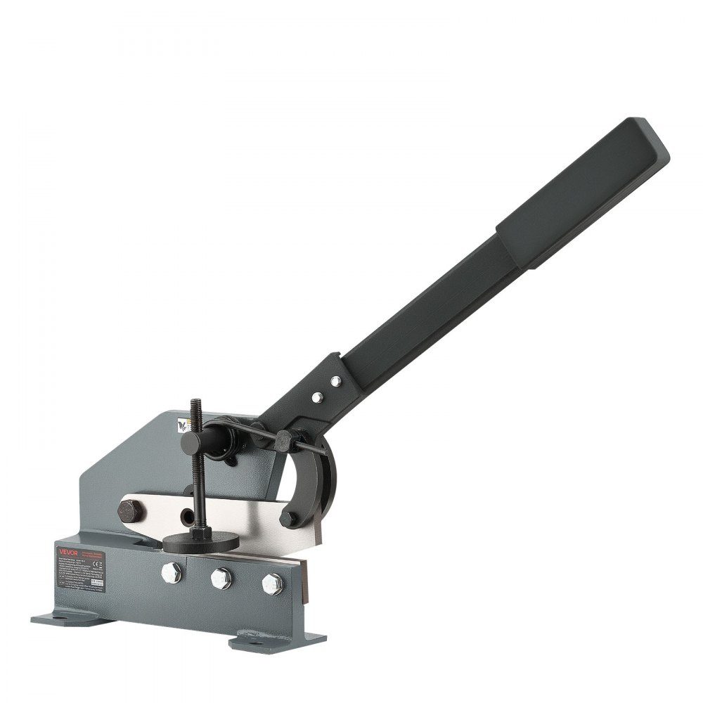 Handhebelschere 155 mm, Blechschere, Schlagschere mit massivem Stahlrahmen, Stahlblechschere mit verlängertem Griff zum Schneiden von Stahl, Kupfer, Bewehrungsstahl & Aluminium