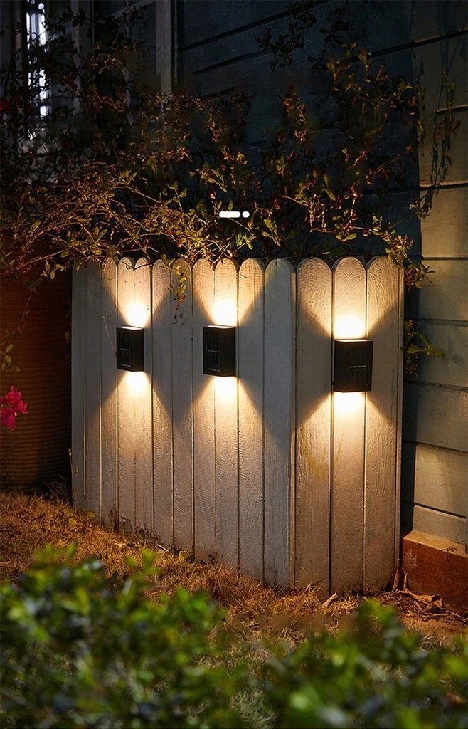 10x zonne-licht zonnelamp buitentuin wandlamp spotlight huis
