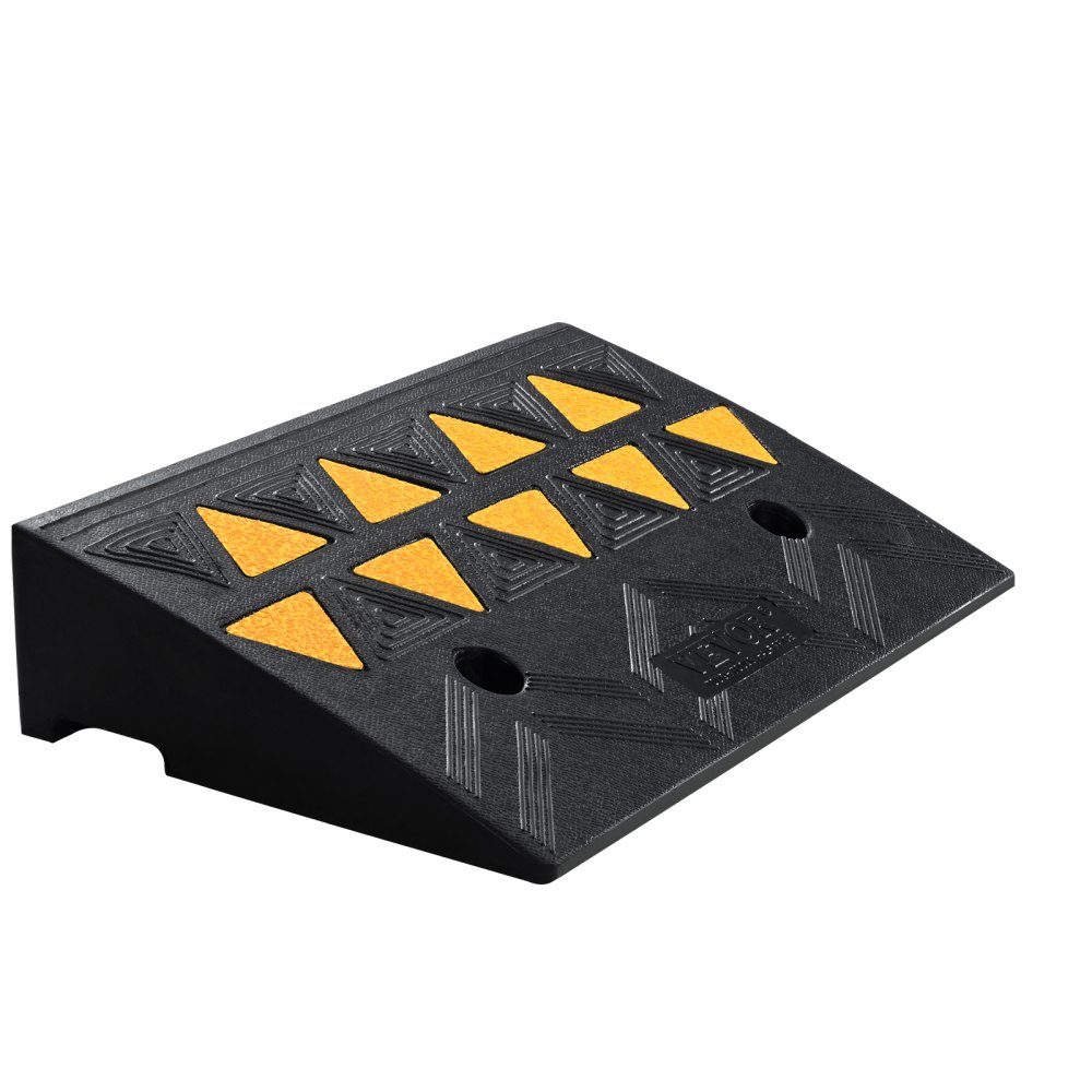 Drempelhelling massief rubberen deur drempelhelling max. draagvermogen tot 15 ton stoeprand 50x30x10,8cm rolstoeloprit oprit rubberen oprit geschikt voor oneffen stoepranden