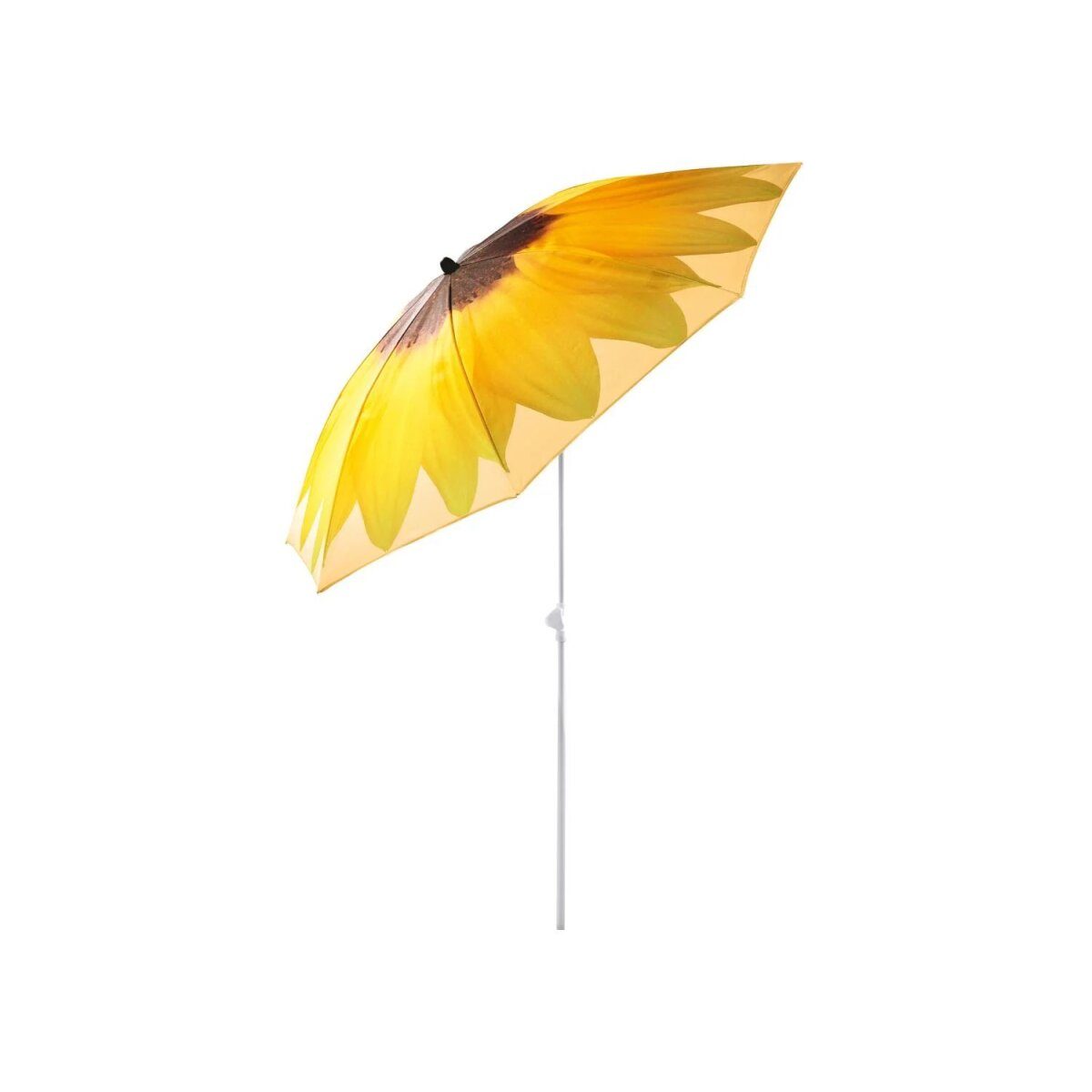 LIVARNO® Sonnenschirm, Ø 160 x H 160-200 cm (Sonnenblume)