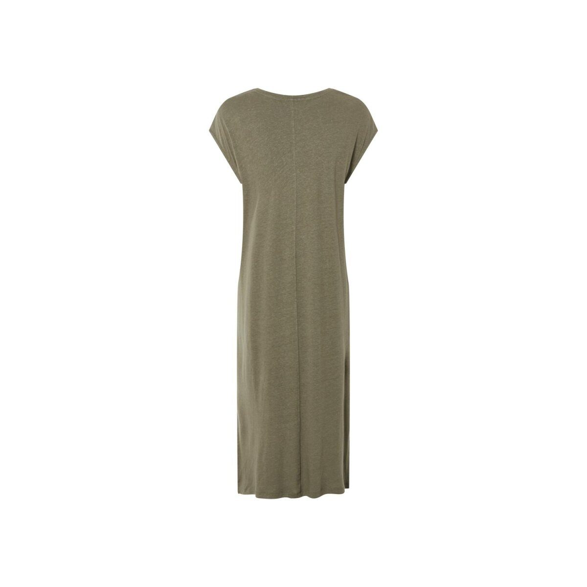 Robe en lin pour femme Esmara®, longueur midi, avec viscose