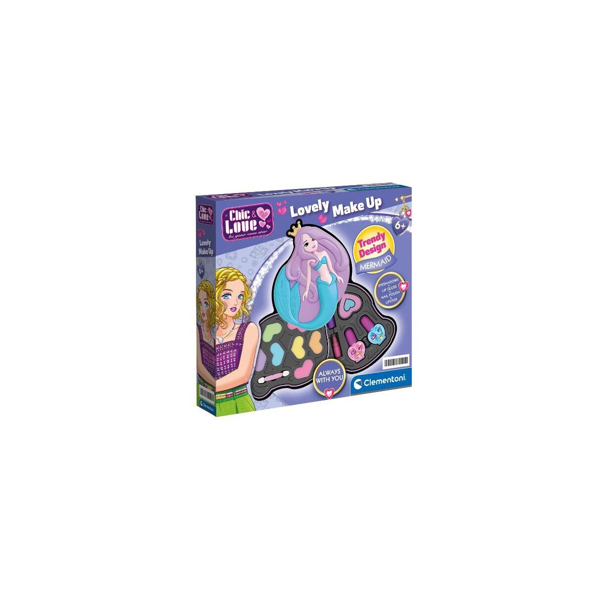 Clementoni Kinder-Make-up-Set, Meerjungfrau
