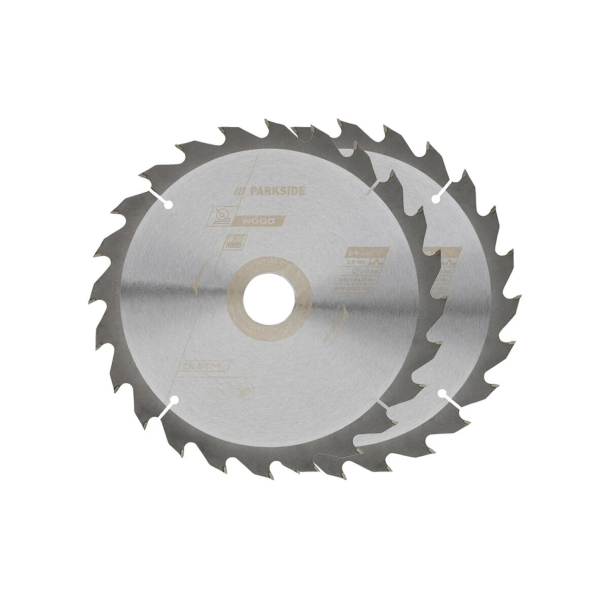 PARKSIDE® Kreissägeblatt-Set, 210 mm, 2-teilig.