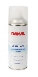 RANAL LAKIER BEZBARWNY POŁYSK 2+1 SPRAY COV 400ML - Réf. HT-50921