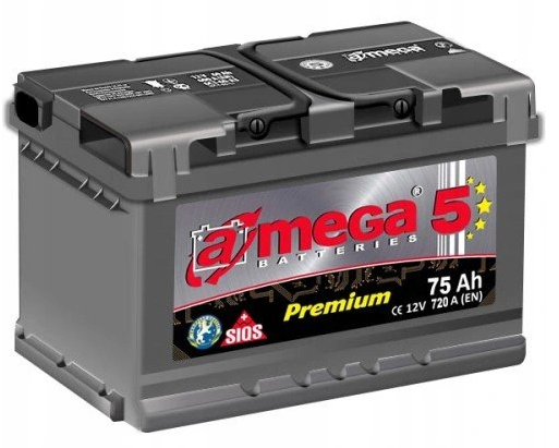 Amega Premium M5 Megatex 12v 75ah 720a