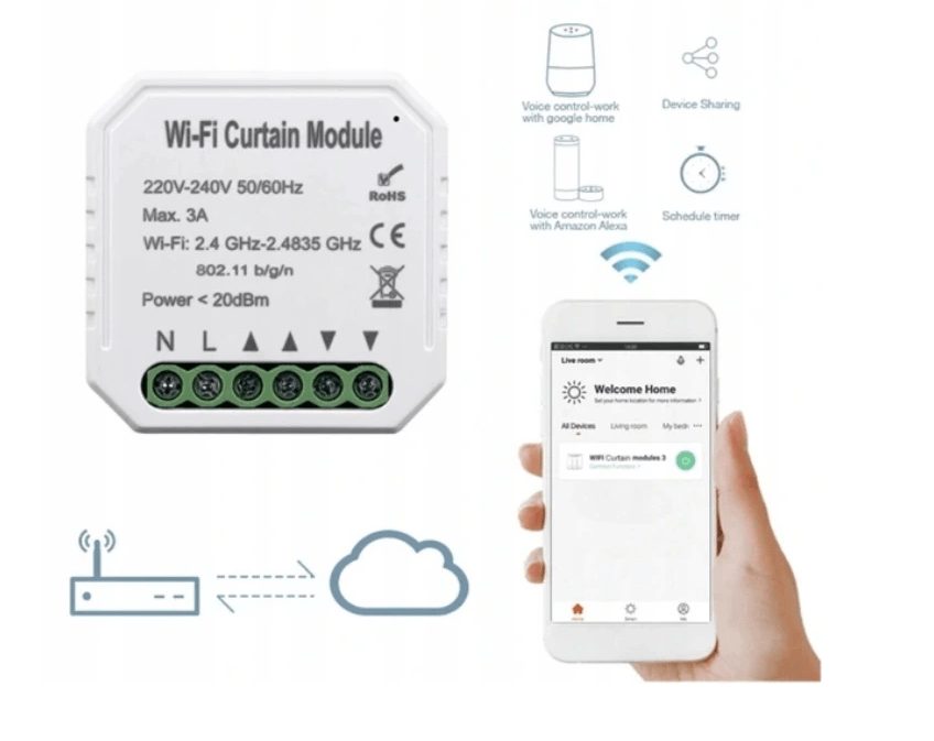 #SALE# 4x WIFI Rollladensteuerung APP iTunes / Playstore SmartHome im Starterset XXL