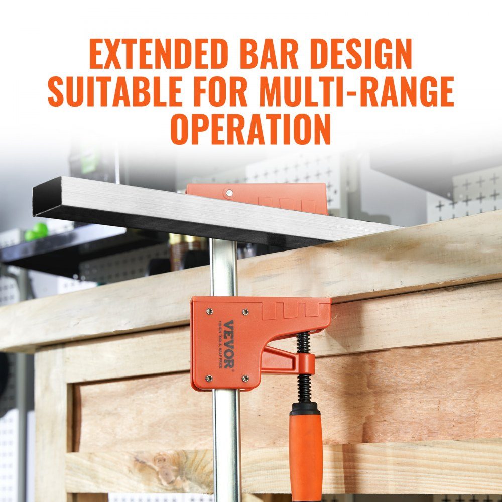 Woodworking Rod Clamps, 2 Pack, 50" Parallel Clamp Set, 1,000 Pound Load Capacity