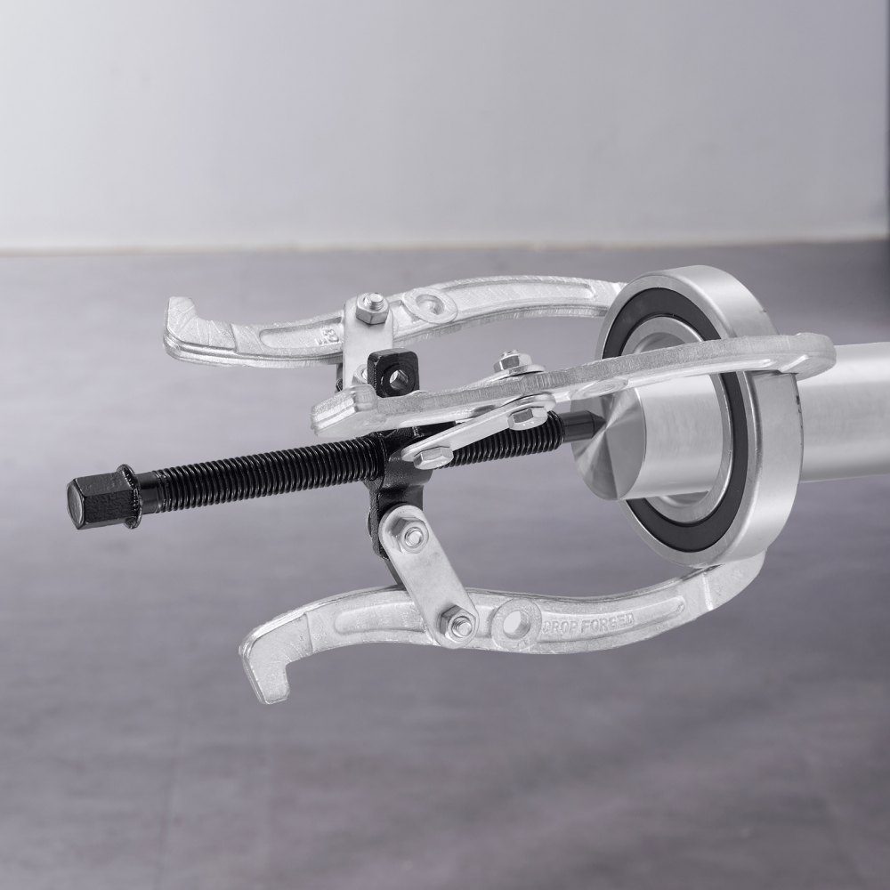 Gear Puller Set, 3/4/6/8" 3 Jaw Bearing Puller with Reversible Jaws, 2 Jaw/3 Jaw Pulley Puller Tool for Removing Pulleys, Transmission Bearings, Flywheels