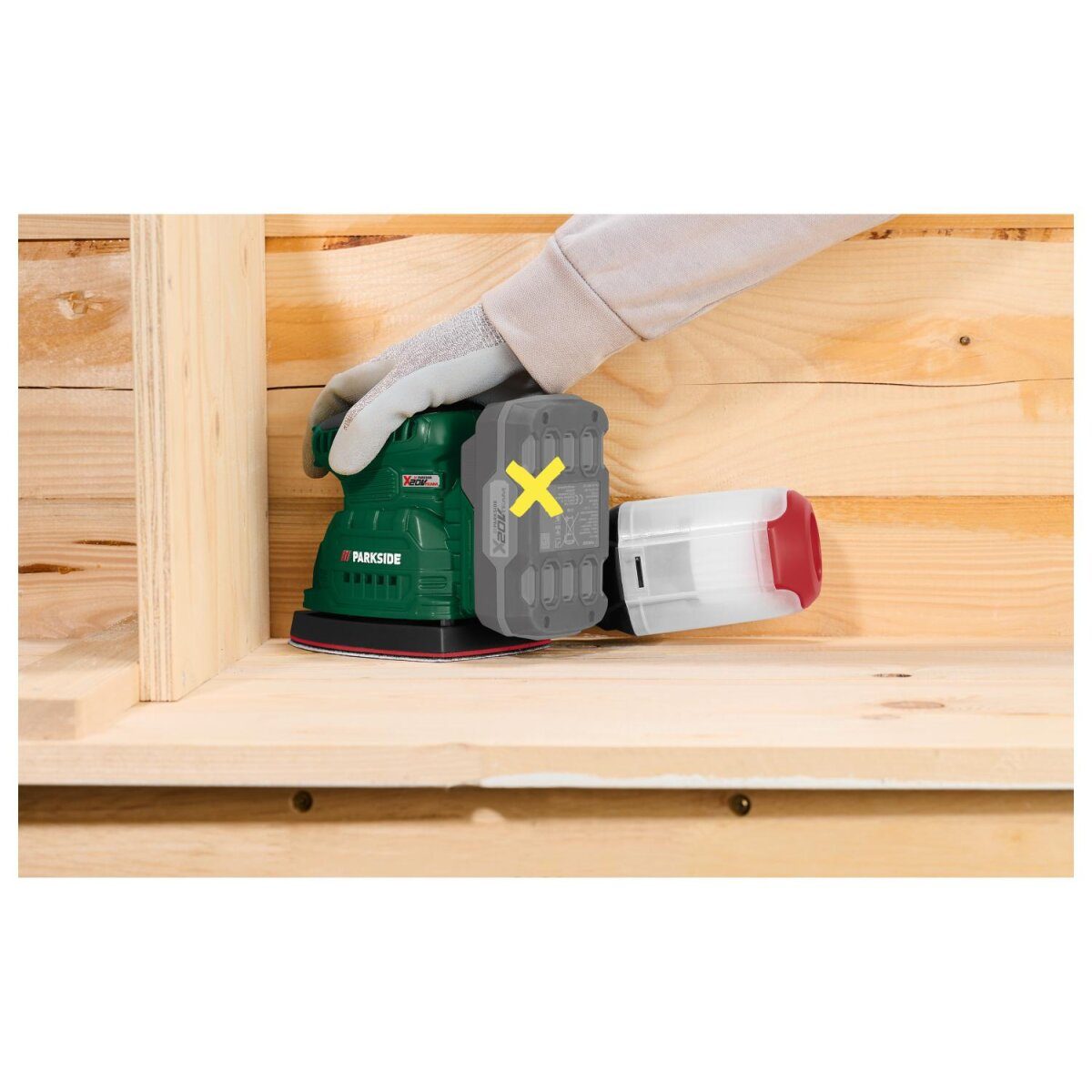 PARKSIDE® 20 V eccentric sander “PAEXSG 20-Li B1” / 20 V multi-sander “PAMSG 20-Li B1”, without battery and charger (20V battery-powered multi-sander)