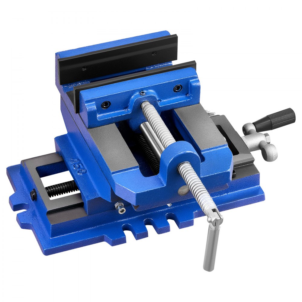 Machine Vise 4" Jaw Width 2 Way XY Axis Cross Vise 3.5" Jaw Opening Cast Iron Workbench Vise Clamp for Woodworking Drilling CNC Milling Machines Machine Vise 4" Jaw Width 2 Way XY Axis Cross Vise 3.5" Jaw Opening Cast Iron Workbench Vise Clamp for Woodworking Drilling CNC Milling Machines