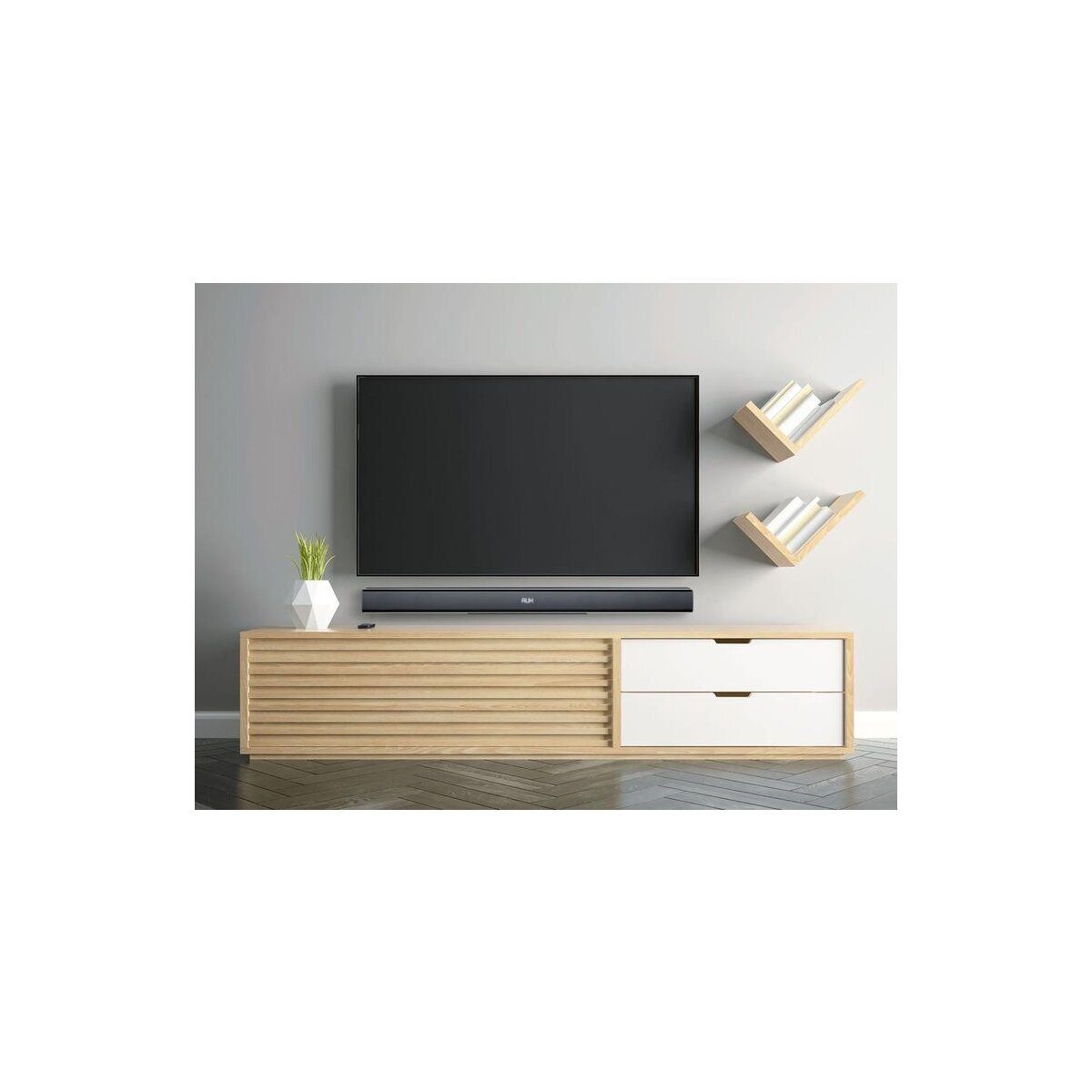 SILVERCREST® Soundbar »Stereo 2.1«, mit 2 x 17 + 35 W RMS Subwoofern, 4 Equalizer-Modi