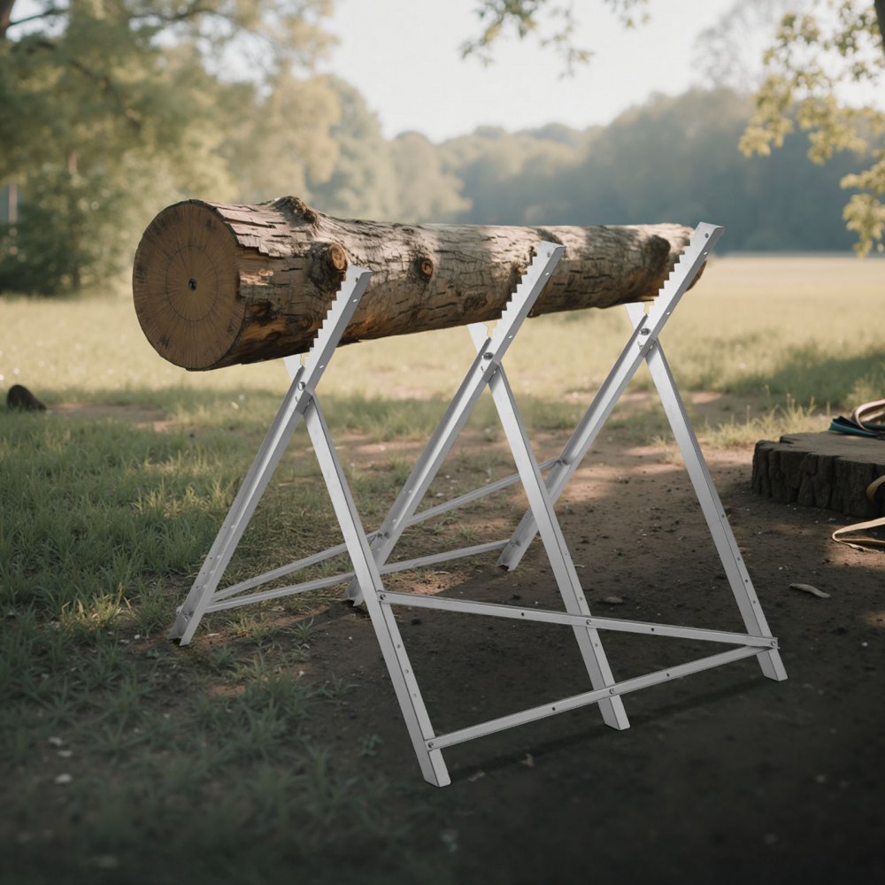 Sägeböcke mit Kettensägenhalter, 150 kg, Holzsägebock, Sägeständer, Sägehilfe, kompatibel mit Kettensägenböcken mit einem Materialdurchmesser von 0–250 mm, Holzverarbeitung, Schreinern und Bauunternehmern Sägeböcke mit Kettensägenhalter, 150 kg, Holzsägebock, Sägeständer, Sägehilfe, kompatibel mit Kettensägenböcken mit einem Materialdurchmesser von 0–250 mm, Holzverarbeitung, Schreinern und Bauunternehmern