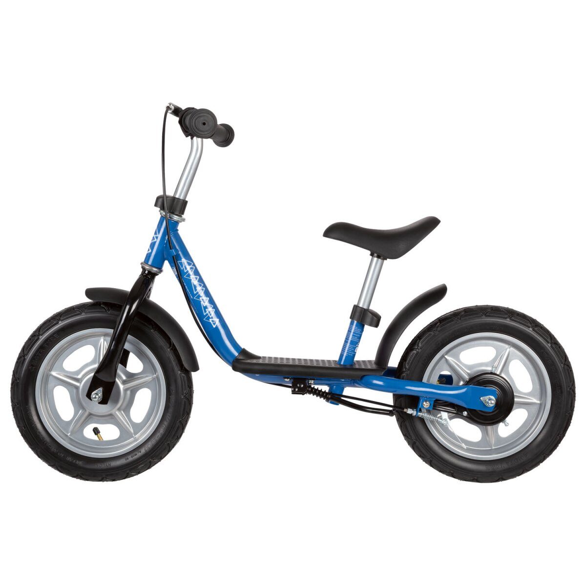 Speelse loopfiets, met ergonomisch gevoerd zadel