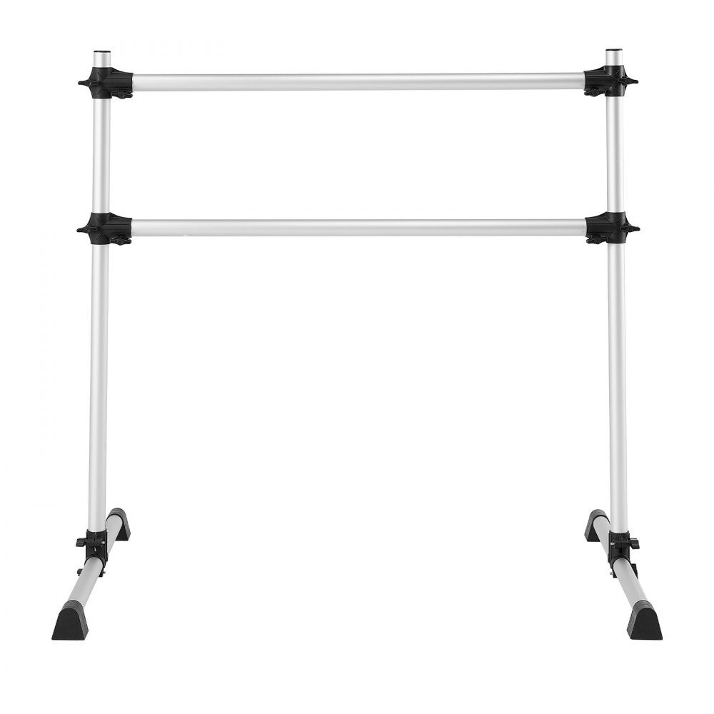 Ballet bar dance bar free-standing double bar (136 kg load capacity), height adjustable (170-1165 mm) stretching bar made of aluminum for ballet, balance training, relaxation exercises
