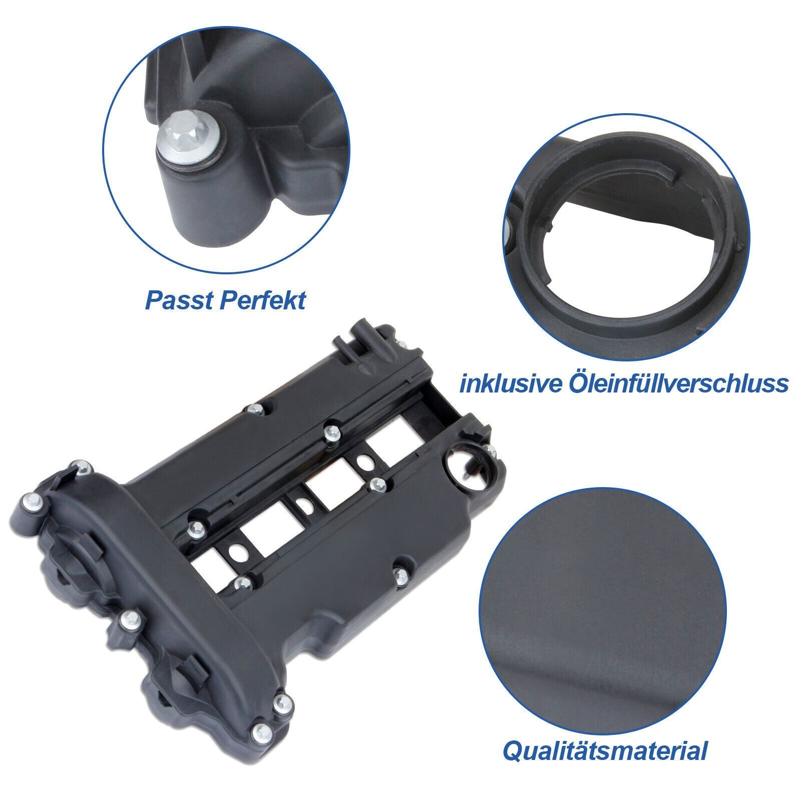 Valve cover cylinder head cover for OPEL Corsa D 1.2 80PS 59KW 55351461 024403787 090530071