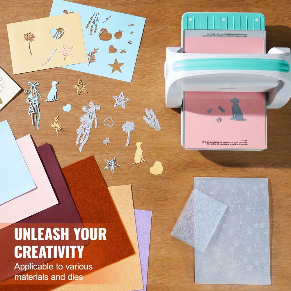 Die Cutting and Embossing Machine, Scrapbooking Embossing Machine, 226mm Opening Size, My Life Handmade Starter Kit, Manual Embossing Machine Kit, DIY Craft Cards, Invitations, Home Decoration etc