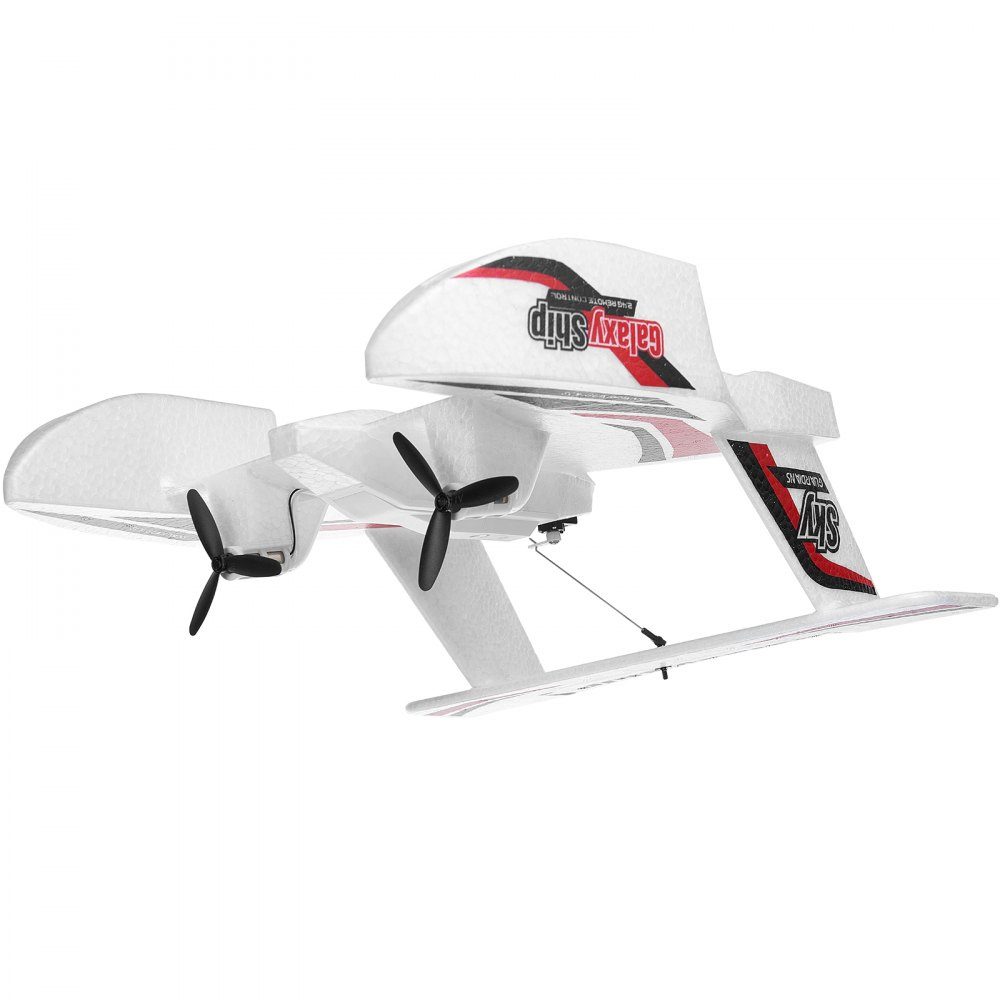 RC-Flugzeug, 2,4 GHz, 3-Kanal-Fernsteuerungsflugzeug mit 6-Achsen-Gyro-Stabilisator, flugbereites Amphibienflugzeugspielzeug mit 2 Batterien, einfach zu fliegendes RC-Segelflugzeug für Erwachsene, Kinder, Anfänger und Jungen