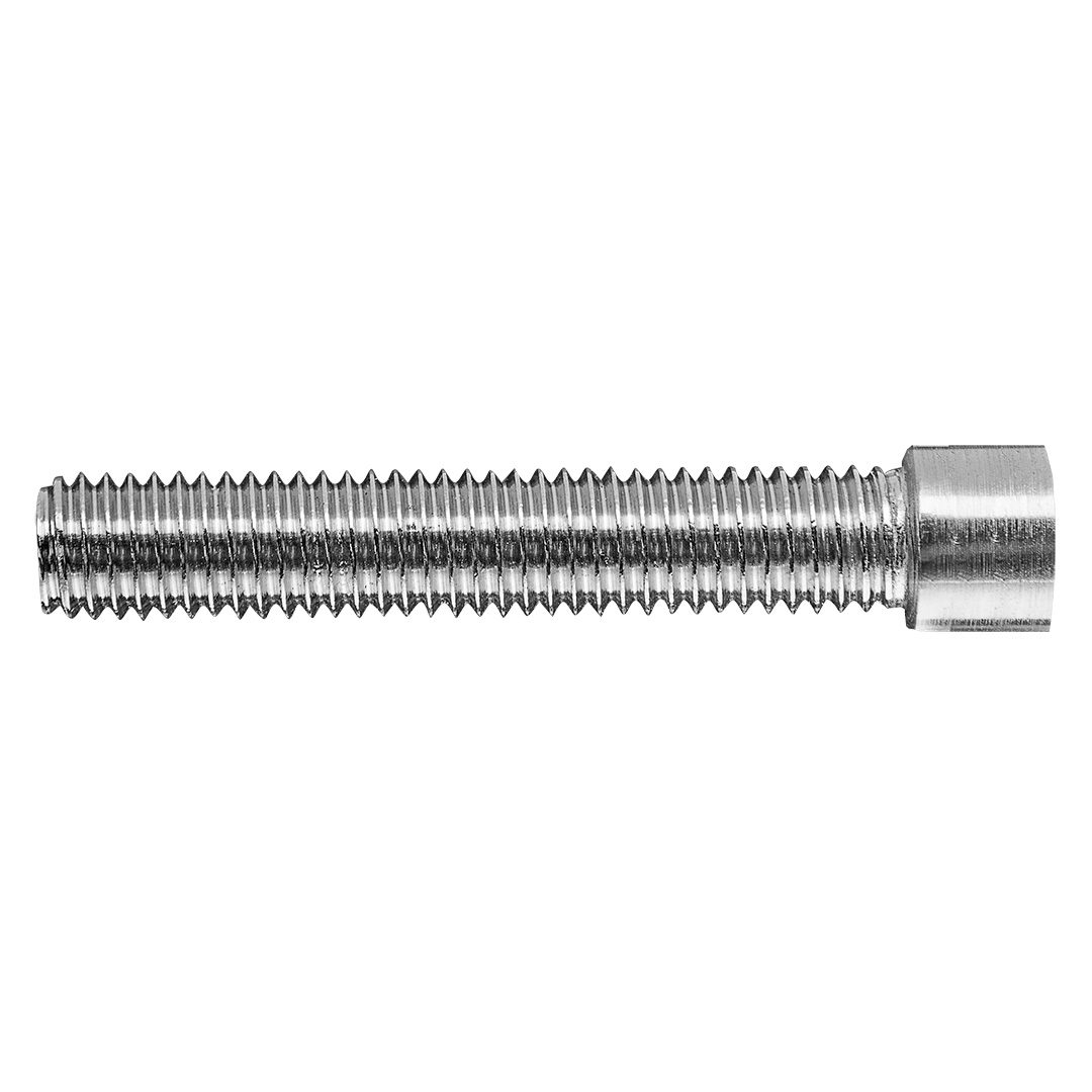 Screw for heating jacket
