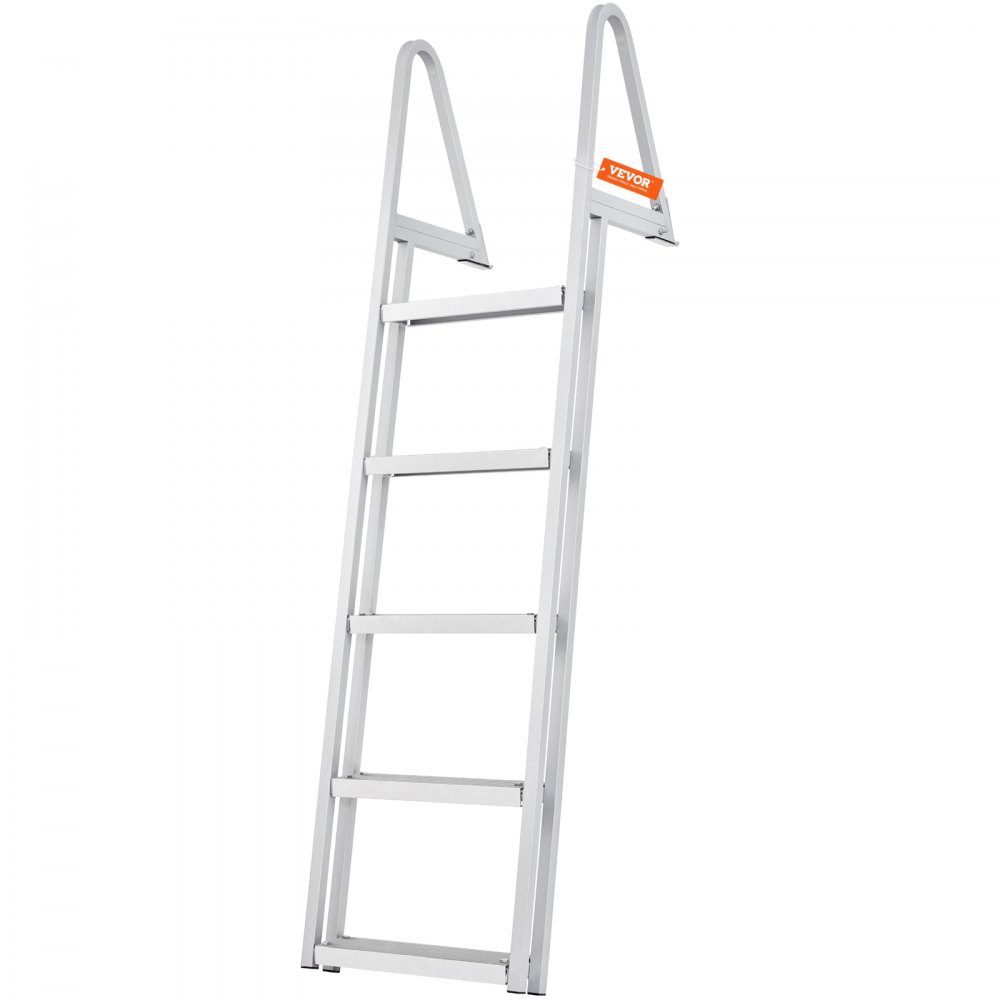 Badeleiter, Bootsleiter, abnehmbar, 5 Stufen, 159kg Tragkraft 610x455x1825mm