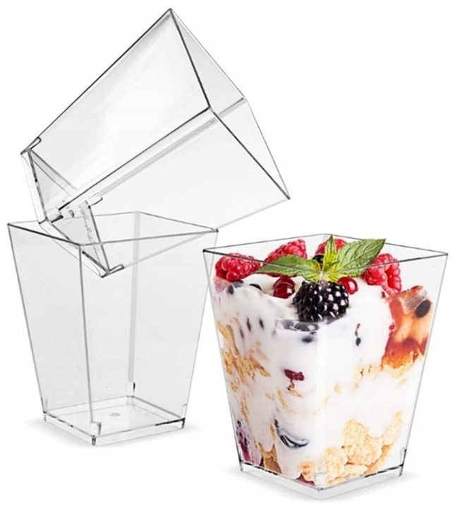 CONTAINER CUP SWEET TABLE FOR DESSERTS 160ML 20 pieces Gastro Restaurant Catering Snack Bar