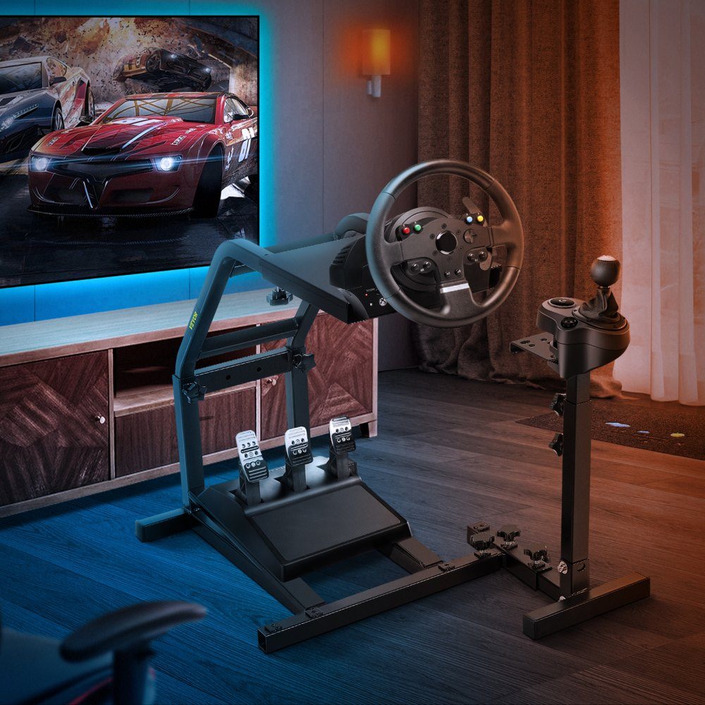 Rennsimulator-Lenkradständer für Logitech G29, G27, G25 Racing Wheel Pro, Ständer, Rad und Pedale, Radständer nicht im Lieferumfang enthalten