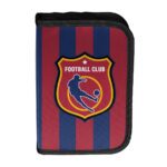 Pencil case with Football Club Stripes features