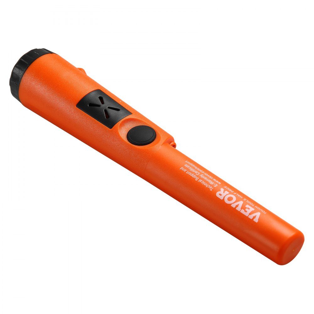 Pinpointer de détecteur de métaux, IP66, détecteur de métaux entièrement étanche, profondeur de détection de 5 cm, propointeur, chasse au trésor avec 3 modes, son/vibration/son + vibration, pile 9 V et sac en velours inclus