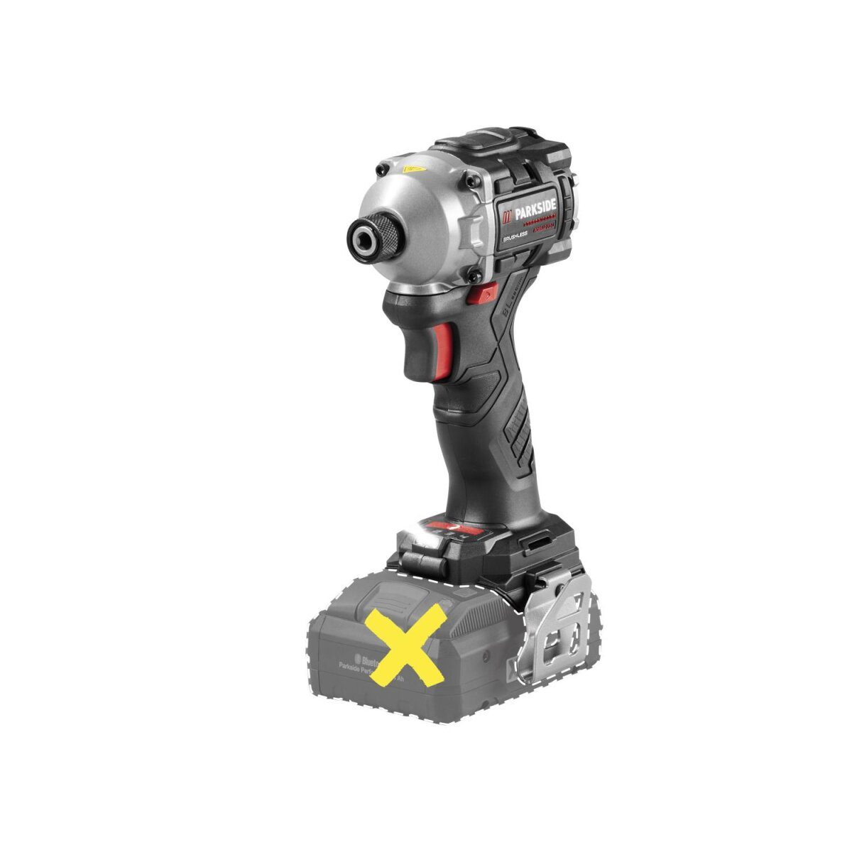 Clé à chocs rotative sans fil PARKSIDE PERFORMANCE® 20 V « PDSSAP 20-Li D3 », sans batterie ni chargeur