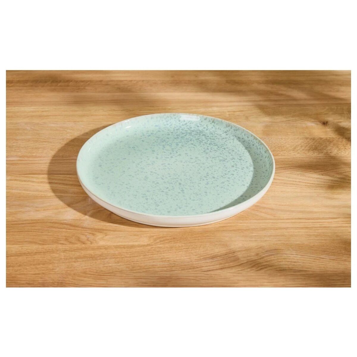 SILVERCREST® “Porto” tableware set, 24 pieces (green)