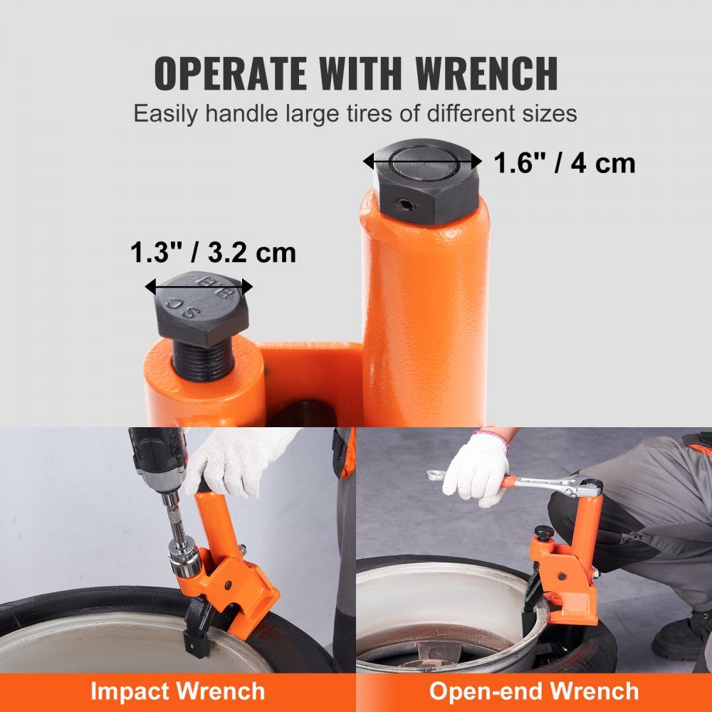 Tire changer tire changer 96.5-106.7 cm adjustable, tire changer 250x150x120 mm tire iron tire lever tire changer tire changing tool manual tire lever