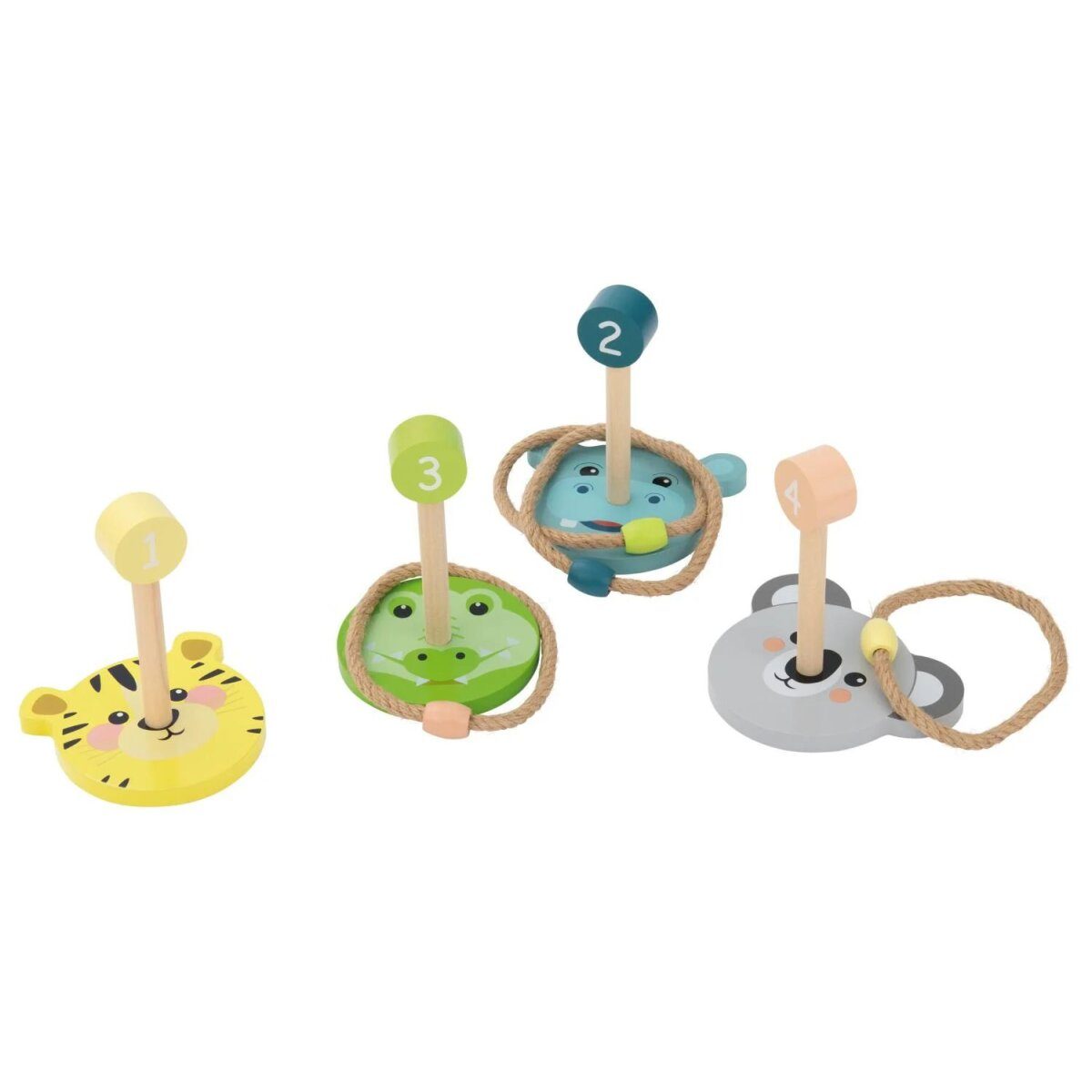 lupilu® animal bowling / croquet / animal throwing game