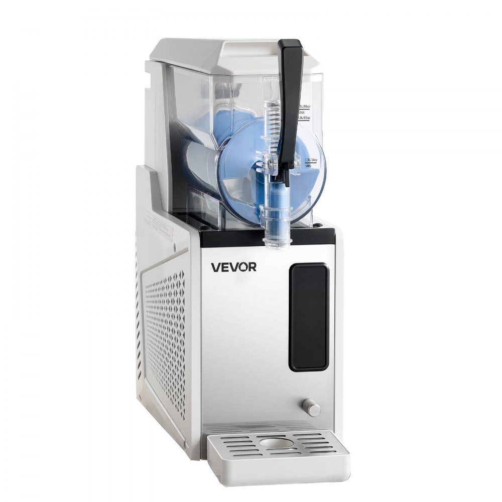 Slush Machine 1 x 3L, Slush Ice Cream Machine 350W (No Ice Required), Electric Margarita Machine with Self-Cleaning Function, Suitable for Frozen Margaritas, Frappes, Milkshakes, Shakes