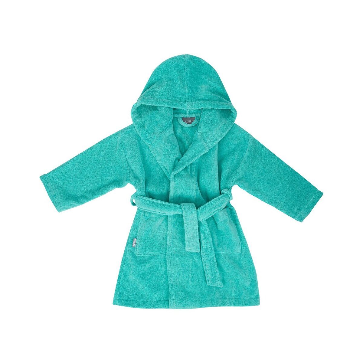 Peignoir enfant Egeria "Maurice", pur coton, différentes tailles, particulièrement doux (vert menthe, 92)