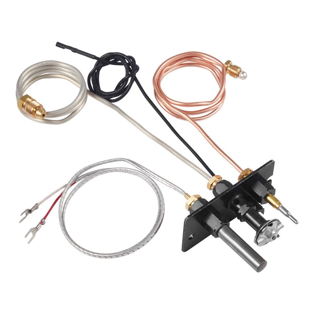 Aardgas waakvlambrander, OE 69L17, 69L1701, 904405, J4117, 108084-02 gas waakvlamkit, vervanging voor aardgasontsteking, compatibel met Lennox-, Superior- en Astria-modellen, zwart