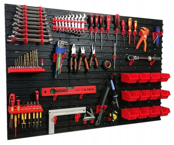 #BESTDEAL# Werkzeugwand 240x80cm Komplettset mit extra Sortierboxen